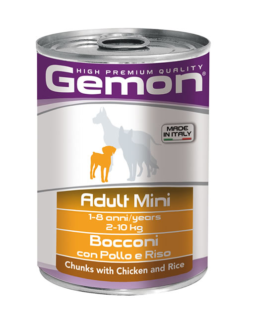gemon_cane_umido_bocconi_pollo_e_riso_adult_mini